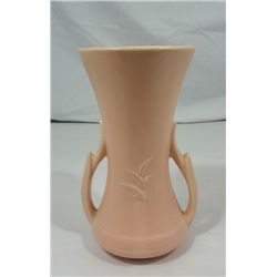 McCoy Matte Coral Vase with Handles