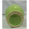 Image 4 : McCoy Glossy Green Vase with leaf pattern