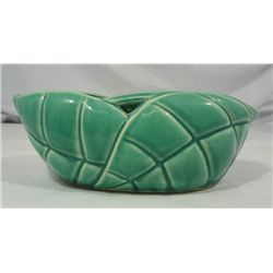 McCoy Leaf Shaped Bowl-Aqua
