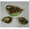Image 2 : McCoy Daisy Teapot with Creamer and Sugar Bowl-3 pc set!
