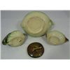Image 3 : McCoy Daisy Teapot with Creamer and Sugar Bowl-3 pc set!