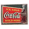 Image 1 : 14618 - COCA COLA METAL SIGN APPROX. 16" X 12 1/2"