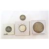 Image 2 : LOT OF 4 SILVER COINS