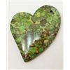 Image 1 : 14968 - 56.1 CT TURQUOISE HEART PENDANT