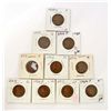 Image 1 : LOT OF 10 WHEAT PENNIES