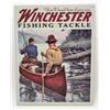Image 1 : 14841 - WINCHESTER FISHING METAL SIGN APPROX. 12 1/2" X 16"