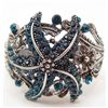 Image 1 : 14824 - STARFISH RHINESTONE BANGLE BRACELET