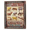 Image 1 : 14829 -  JIG'EM FISH LURE FUNNY METAL SIGN APPROX. 12 1/2" X 16"