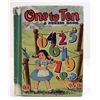 Image 1 : 14110 -  1942 "ONE TO TEN A NUMBER BOOK" MCLOUGHLIN BROS. HARDCOVER BOOK