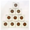 Image 1 : LOT OF 10 WHEAT PENNIES