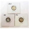 Image 1 : LOT OF 3 US DIMES