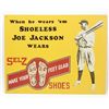 Image 1 : SHOELESS JOE JACKSON METAL SIGN