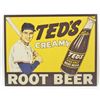 Image 1 : TED'S CREAMY ROOT BEER METAL SIGN