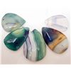 Image 1 : 14951 - LOT OF 209.4 CTS OF ONYX  AGATE PENDANTS