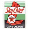 Image 1 : SKY CHIEF TEXACO GASOLINE METAL SIGN