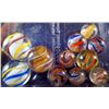 Image 1 : Marbles: Lot 1. Swirl. Assorted Core. 12 Marbles.