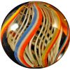 Image 1 : Marbles: Lot 10. Latticinio Core Swirl. 11/16". Mint 9.9.