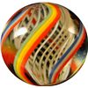 Image 2 : Marbles: Lot 10. Latticinio Core Swirl. 11/16". Mint 9.9.