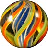 Image 1 : Marbles: Lot 25. 3-Layer Solid Core Swirl. 21/32". NM+ 8.9