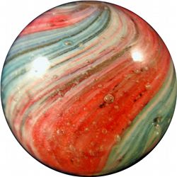 Marbles: Lot 34. 4-Panel Onionskin. 13/16". NM+ 8.9