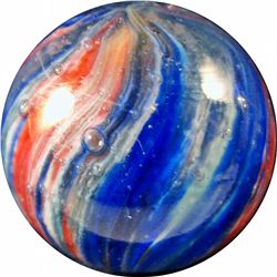 Marbles: Lot 36. 4-Panel Onionskin. 25/32". Mint 9.9.