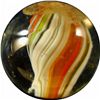 Image 2 : Marbles: Lot 39. Cased Joseph Coat Swirl. 13/16". Mint- 9.2