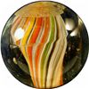 Image 3 : Marbles: Lot 39. Cased Joseph Coat Swirl. 13/16". Mint- 9.2
