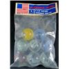 Image 1 : Marbles: Lot 67. Vitro Agate Company. Original Package. Gladding Vitro Vane Cat Eyes