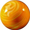Image 2 : Marbles: Lot 109. Rob Livesey Slag. 1-1/16". Mint 9.9