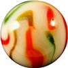 Image 1 : Marbles: Lot 129. Peltier Glass Company. NLR Christmas Tree. 5/8". Mint- 9.0