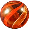 Image 1 : Marbles: Lot 133. Lutz. Banded. 21/32". Mint- 9.0