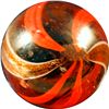 Image 4 : Marbles: Lot 133. Lutz. Banded. 21/32". Mint- 9.0