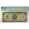 Image 1 : 1914 $10 FEDERAL RESERVE NOTE (RED SEAL) PCGS 8