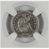 Image 2 : 1850 SEATED HALF DIME NGC AU 55
