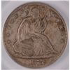 Image 2 : 1875-S SEATED HALF DOLLAR, PCGS XF-40  SCARCE COIN!