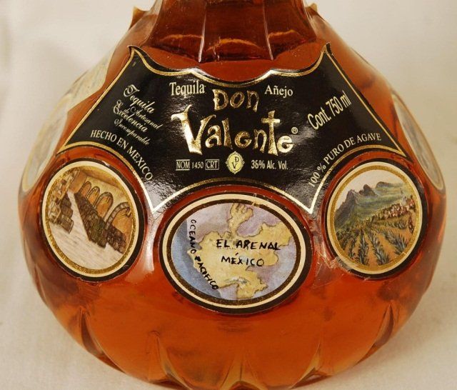 Bottle of Don Valente Tequila