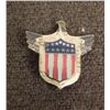 Image 1 : WWII "HOME GUARD-NATIONAL DEFENSE" PIN/BADGE W/EAGLE