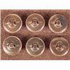Image 2 : 6 Post Civil War Gilt Coat Buttons w/ Eagles