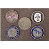 Image 1 : 5 CHALLENGE COINS--4 NAVY--1 ARMY-HIGH QUALITY