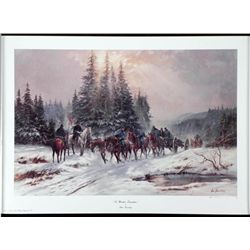 To Winter Quarters Alan Fearnley Civil War Art Print