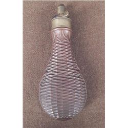 Dixon & Sons Antique British Copper Powder Flask 1800s