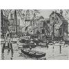 Image 2 : VINTAGE "OLD RED BANK" FRAMED PRINT-LIONEL BARRYMORE