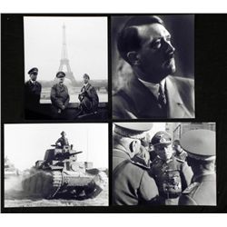 4 WWII Photos w/ Nazi Leaders: Hitler, Rommel