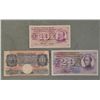 Image 1 : 3 Old Bank Notes Bank of England & Switzerland 1969-72