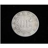 Image 2 : 1852 3 Cent Silver Coin Hi-Grade