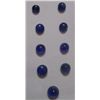 Image 1 : Natural African Tanzanite loose 52.10 Ctw Round Shape Cap Stones