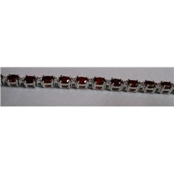 9.160g Bracelet of Garnet in Silver