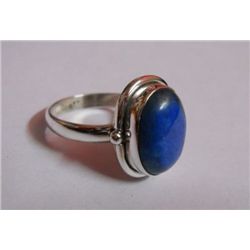 6.150g Lapis Gemstone Ring Sterling Silver