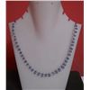 Image 1 : Tanzanite 59.90 CTW Necklace in Silver