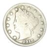 Image 1 : 1910 LIBERTY "V" NICKEL RED BOOK VALUE IS $10.00+ *NICE EARLY FINE GRADE*!!